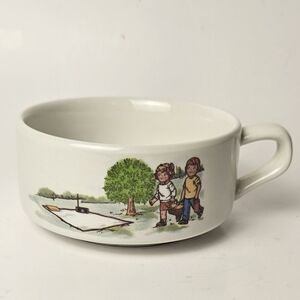 Vintage Campbell's Soup Bowl with Handle